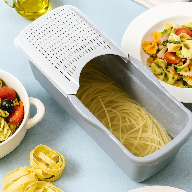 Jeepsaram 국내생산 파스타 쿠커 전자레인지 스파게티면삶기, 1개, 파스타쿠커