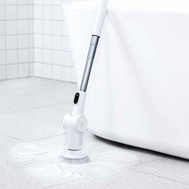 【韓國OA】VOAR POWER SPIN 無線電動清潔機 輕鬆打掃 多種地面適用, 白, VCVC-010WH