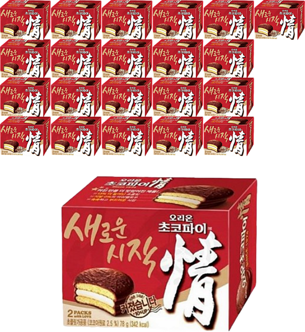 오리온 초코파이, 78g, 22개