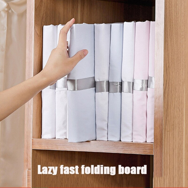 드레스북 의류 정리기 티셔츠 옷 정리함 옷정리 트레이 게으른 접는 보드 셔츠 보관 접는, 큰 단순 x1, 1개