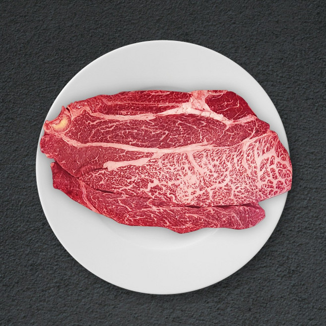 ++1등급 한우 스테이크 최상급 투뿔 꽃등심 400g 마장동직송 채끝 새우살 선물세트 구이용, 1++꽃등심 400g, 1개