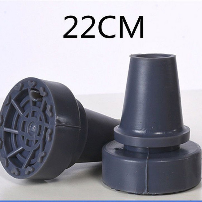 지팡이 고무패드 목발 듀티 22mm 싱글 블라인드 패킹 초경량 19mm, 더블그레이22ml 1개, 1개