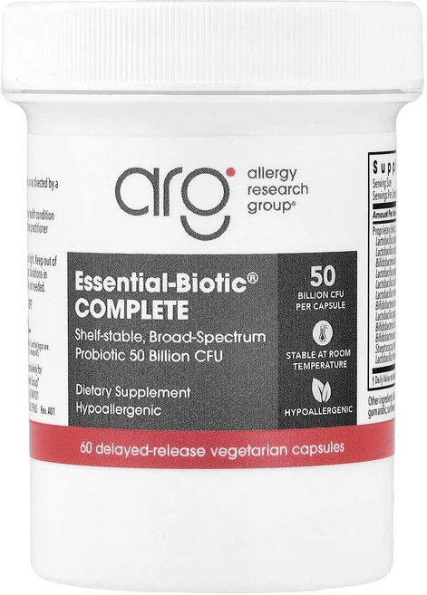 알러지리서치그룹 Essential-Biotic 컴플리트 500억 CFU 지연 방출 베지캡슐 60정, 3개 - 쿠팡
