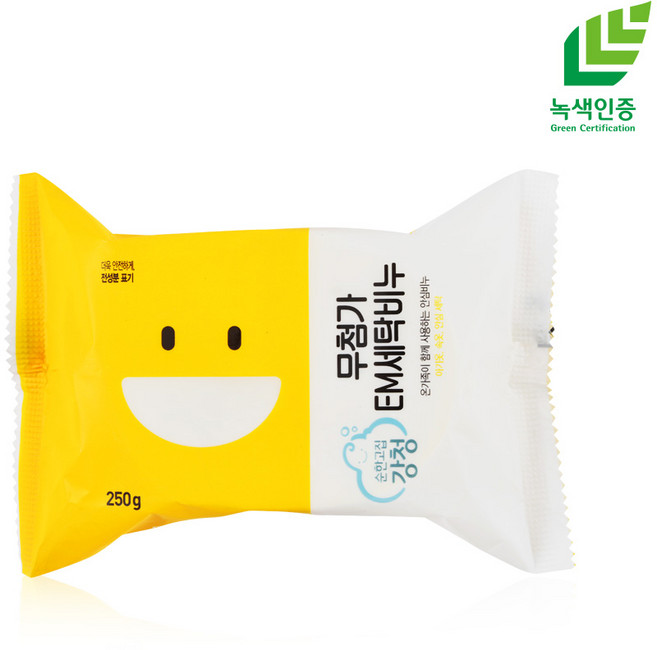 강청 무첨가 EM 세탁비누 (250g), 1개, 250g