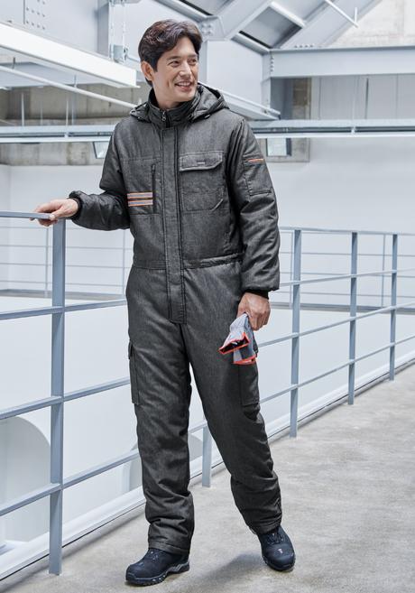 지벤 ZB-S2196 ZB2196 정비작업복 /스즈끼방한복/정비복/일체형작업복/따듯한/겨울