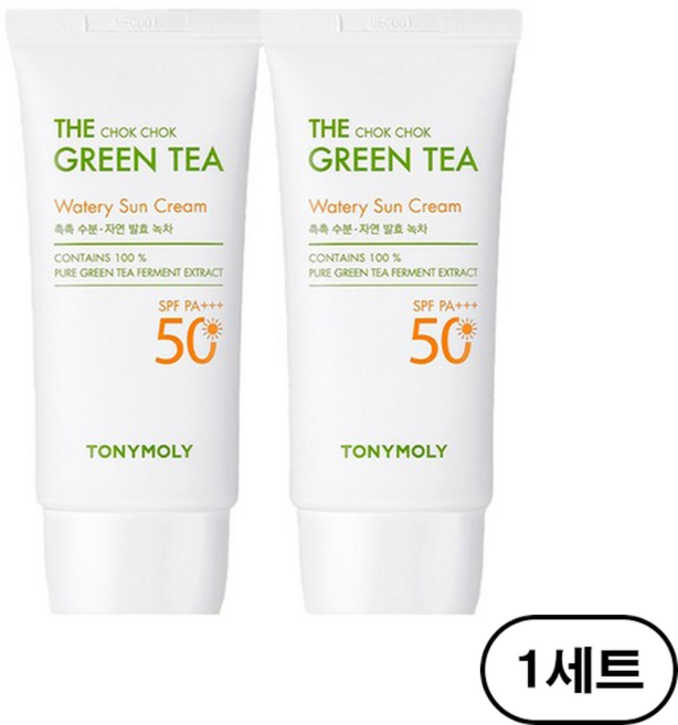 토니모리 더 촉촉 그린티 수분 선크림 SPF50 PA+++, 50ml, 1개