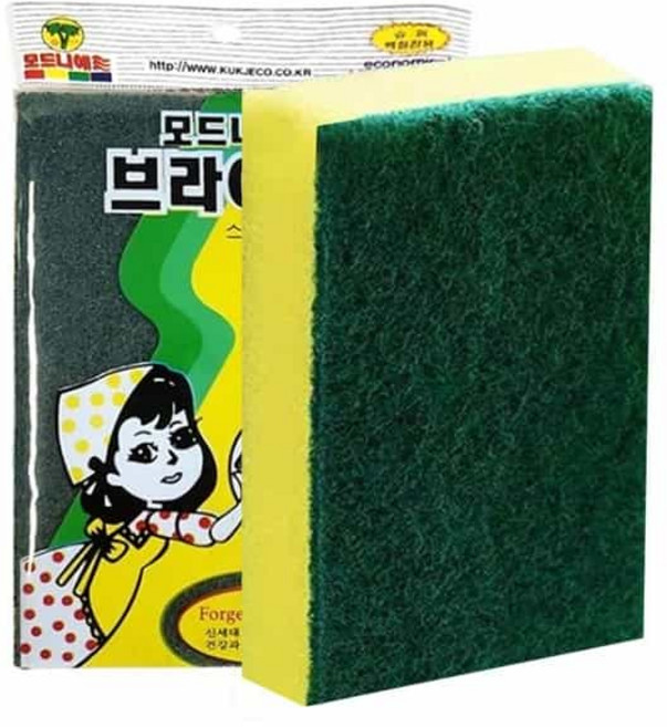 소소 양면 스폰지 수세미 설거지수세미