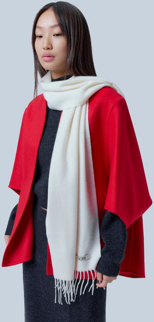 [GOBI] 고비 캐시미어 남녀공용 프린지 머플러