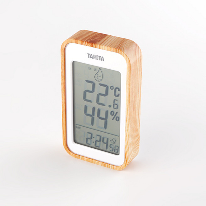 타니타 디지털 온습도계 TT-572, 브라운, 1개