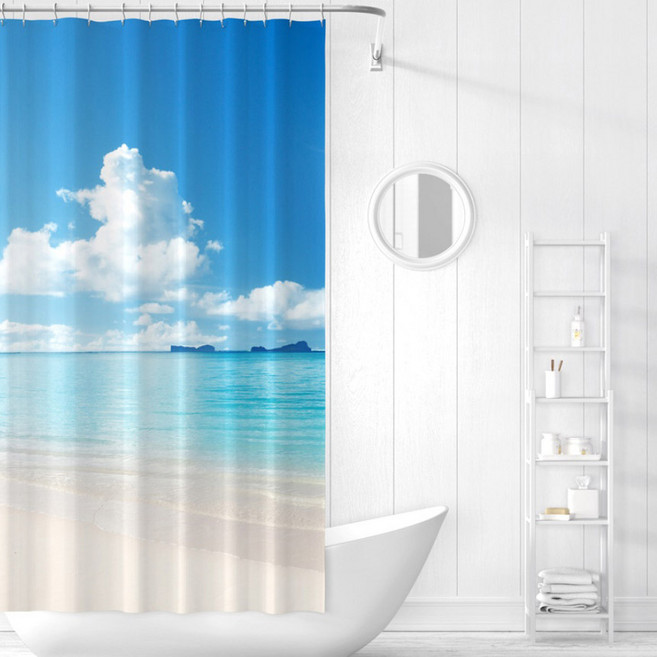 바란스커튼 아이러브 괌 / 국내 당일발송-신데렐라 데코