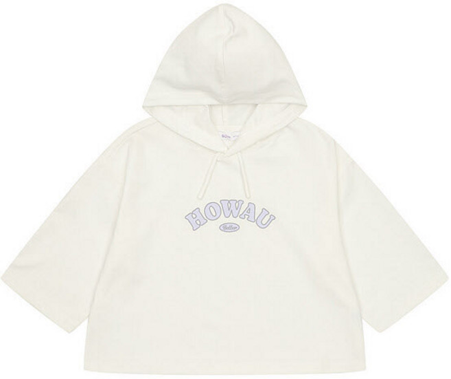 소이 소이 남아 레터링 7부 후드 티셔츠 23F0482_CR (P003674660)