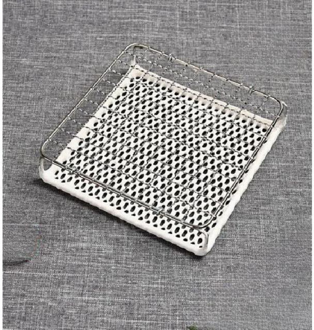 캠핑 사각그릴 석쇠 불판 일본식 휴대용 1인용 소형 고기 꼬치 직화, 1개