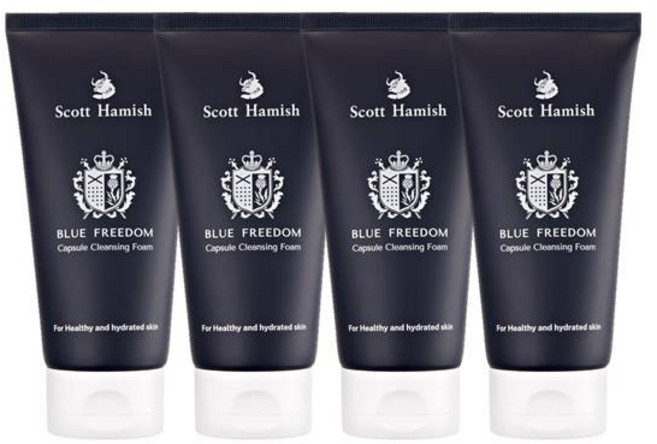 스콧해미쉬 블루 프리덤 캡슐 클렌징폼, 4개, 150ml