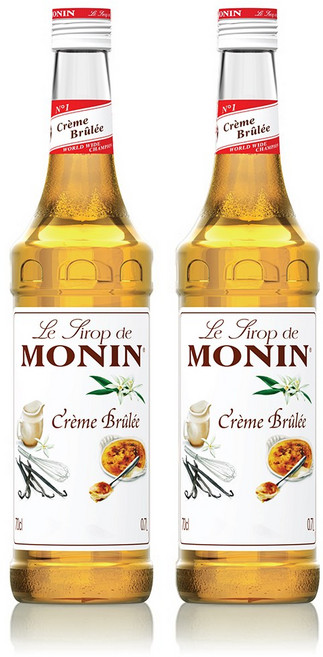 모닌 크림브륄레 시럽 700ml 2개세트