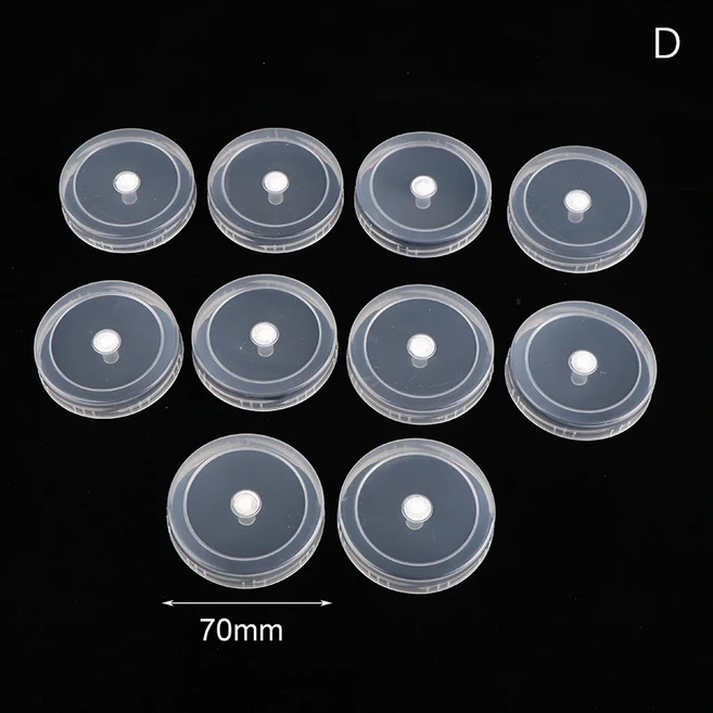 박테리아 내성 조직 배양 병 캡 밀봉 통기성 스트레인 53mm 10 개, 01 70mm