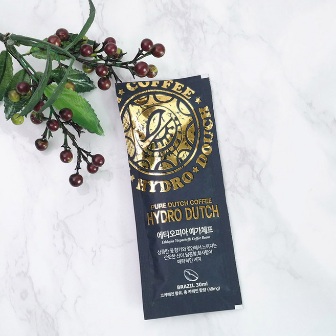 하이드로 더치커피 원액 콜드브루 예가체프 30ml 30팩, 30개