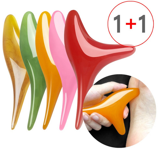 지압스틱 15호 중형 - 2개, 1세트, 그린, 레드, 선택색상