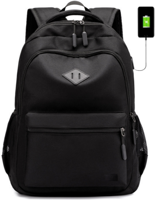 만만템 대용량 백팩 학생 노트북 여행 가방 USB충전 남녀공용