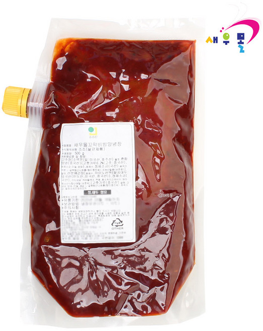 새우몰 만능비빔양념장 500g 꼬막 꽃게 비빔 무침 소스, 1개