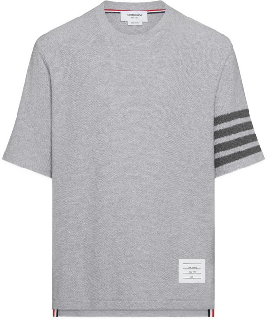 톰 브라운 4 바 피케 티셔츠