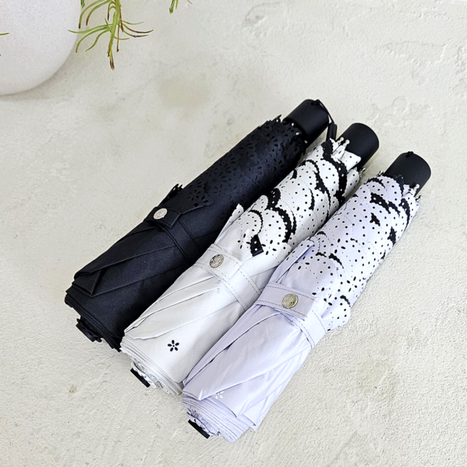 기라로쉬 초경량양산 암막양산 양우산 자외선차단99.9% 우양산 펀칭플라워 암막우양산