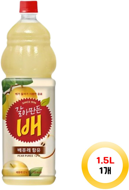갈아만든배, 1.5L, 1개