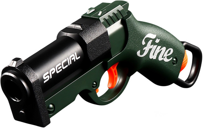 UB 고블린 미니 샷건 에어 소프트 너프건 탄피배출, 블랙그린, 1개