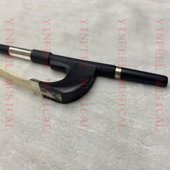 Yinfeel Factory 4/4 블랙 탄소 섬유 독일 스타일 더블베이스 활 카본 신제품 1 개