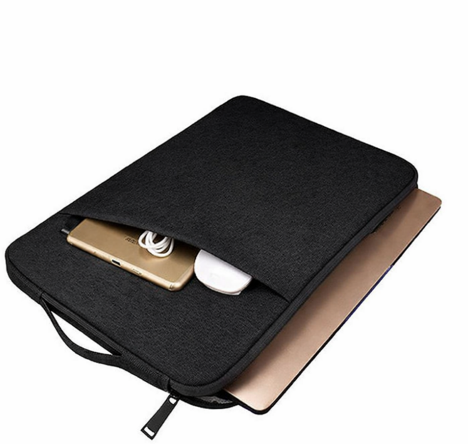 모브텐 충격보호 미니멀 노트북 파우치, 1개, 블랙