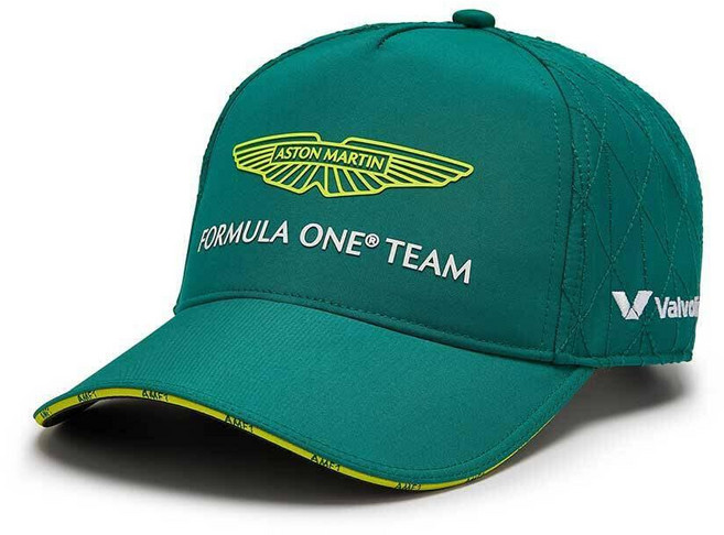 Aston Martin F1 Team Hat 2024 - 유니 프리 사이즈 블랙. [호환], 초록색
