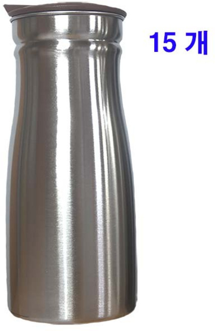원리빙 스테인리스 물병, 일반형, 15개, 800ml