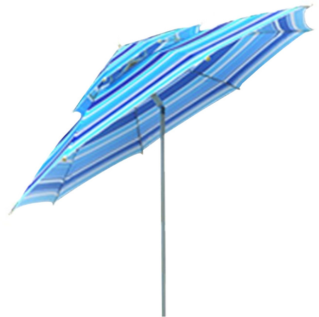 연필트리 특대형 휴대용 이층 꺾임 파라솔, 스트라이프