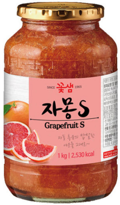 꽃샘 자몽차S, 1kg, 1개입, 8개
