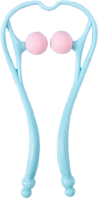 EORIN 경추 목 마사지기, 1개, 하늘색