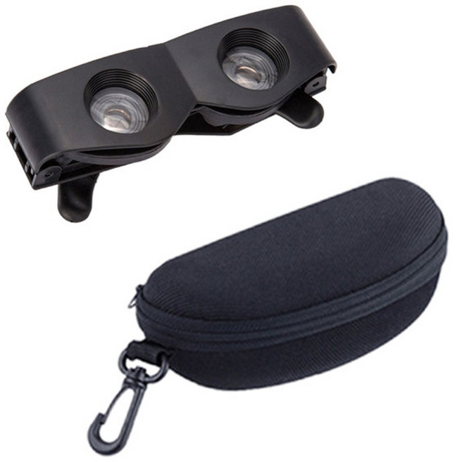 오페라글라스 돋보기 오페라안경 뮤지컬 콘서트 망원경 만원경 낚시 초점 조정 가능한 전문, 보관 케이스를 씌운 상태에서, 씨엔