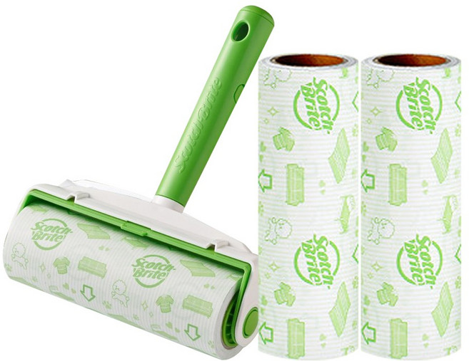 3M 테이프클리너 핸들+리필 3개 클린컷 리필, 1개