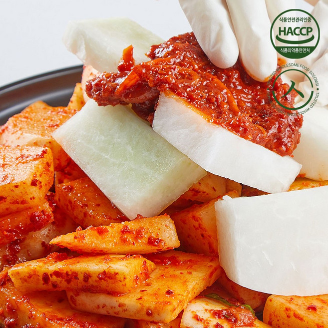 소솜시 국내산 석박지 썰은무 무김치, 1개, 3kg