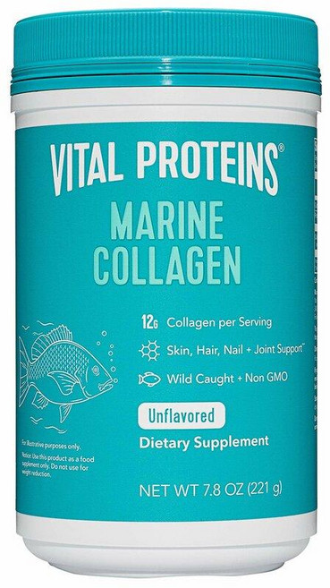 바이탈 프로틴 마린 피쉬 콜라겐 펩타이드 분말 Vital Proteins Marine Collagen Peptides Powder, 1개, 221g