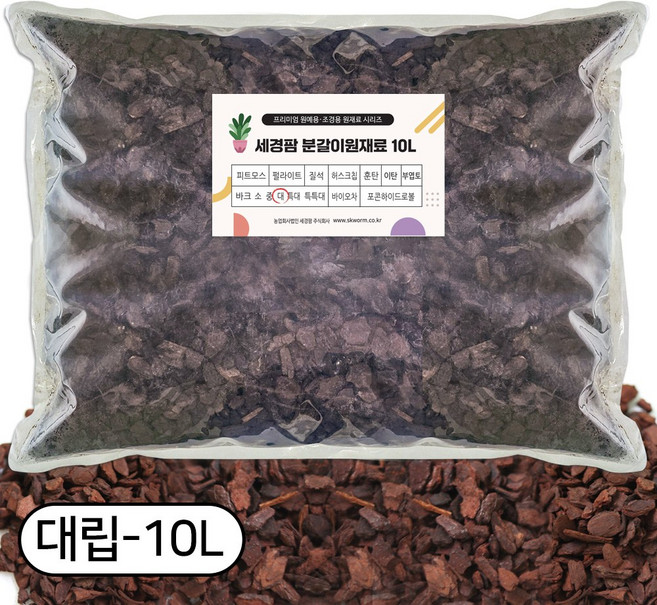 세경팜 오키아타 소나무 바크 대립, 10L, 2개