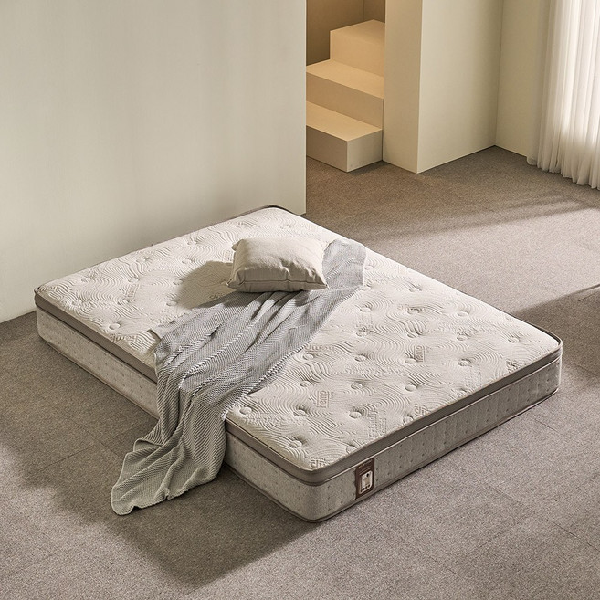 [방문설치] 쏠앤까사 이브 독립 포켓 스프링 호텔 침대 매트리스 25T 미디엄 하드 S SS Q K LK, 중간 단단함, 25cm