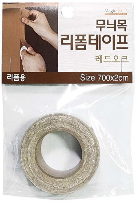 무늬목 보수 리폼 테이프 나무무늬 시트지 스티커 바닥 가구 보수, 무늬목 리폼테이프_레드오크 (리폼용)