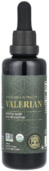 글로벌힐링 발레리안 액상 Raw Herbal Extract Valerian 59.2ml, 1개 - 쿠팡
