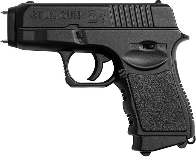 전자충격기 B9 호신품 비허가소지가능 강력한 치한위협방어 전기튀튀기 비허가제품, 블랙, 1개