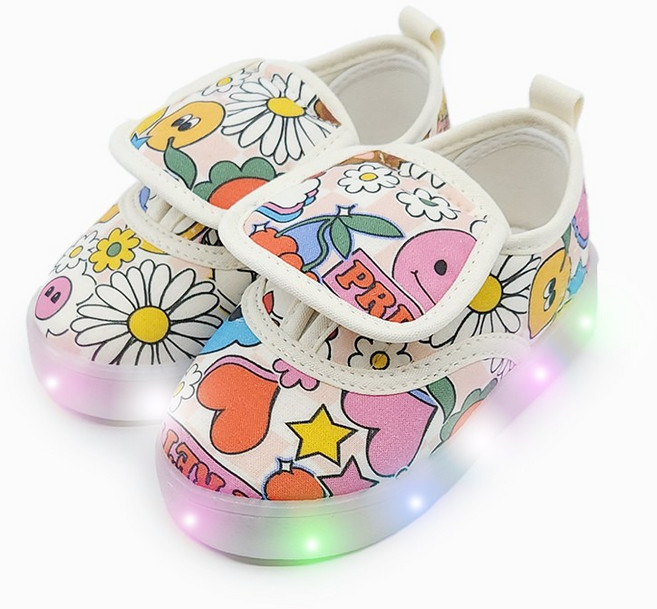 베이비솔 커버해피선데이 LED 신발