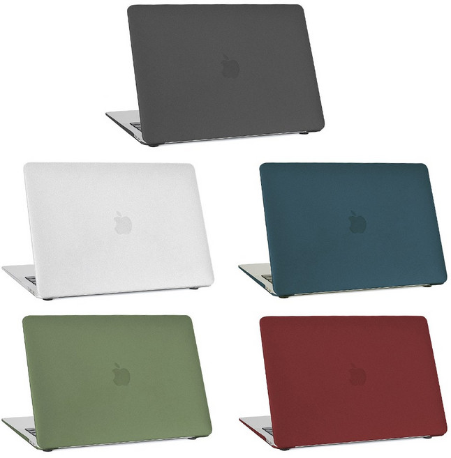 트루커버 맥북 프로 터치바 13인치 A1706 A1989 울트라 씬 매트 케이스 슬림 반투명 컬러, 매트 다크레드 케이스, 프로 터치바 13인치(A1706), 1개