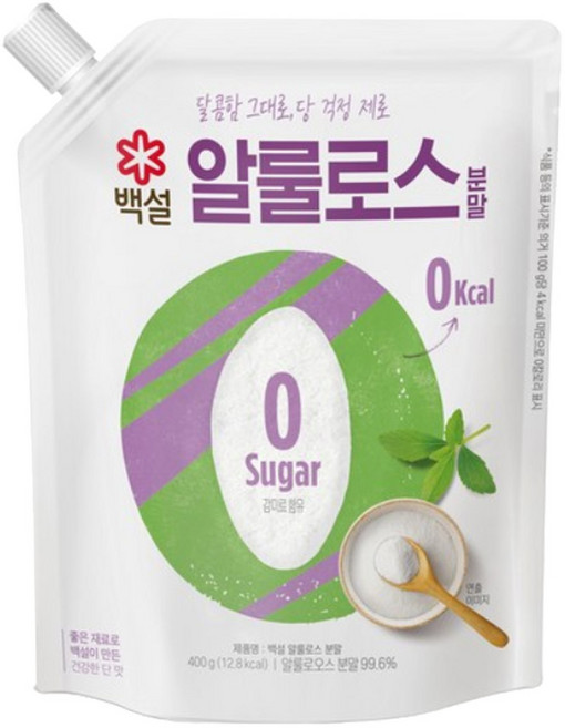 백설 제로 칼로리 알룰로스 분말, 400g, 1개