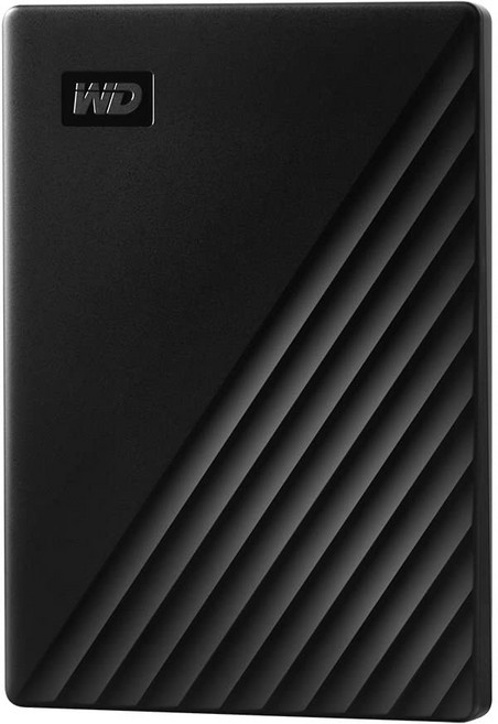 WD 5TB 내 여권 휴대용 외장 하드 드라이브 블랙 랜섬웨어에 대한 방어 기능과 비밀번호 보호 기능이 있는 백업 소프트웨어 USB 3.1\\/USB 3.0 호환 - WDB, PC, Black_2TB