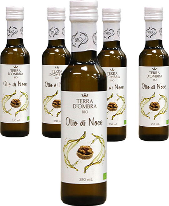 이태리산 유기농 호두기름 100% 호두오일, 250ml, 5개