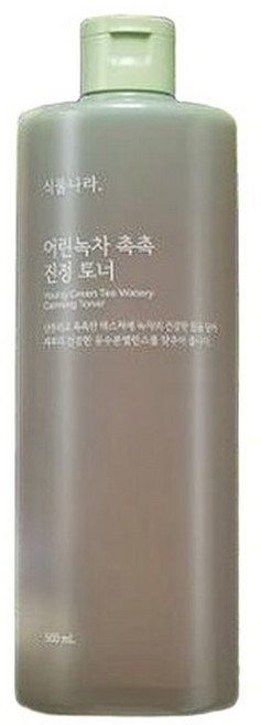 [NEW] 식물나라 어린녹차 촉촉 진정토너 500mL, 1개