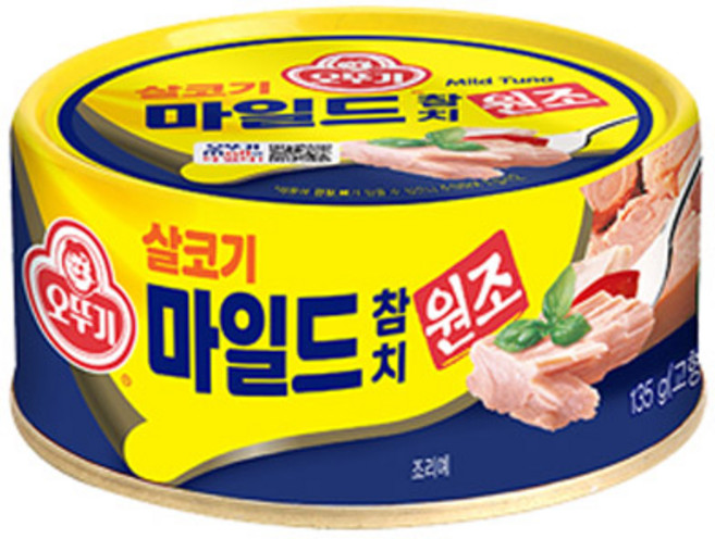오뚜기 마일드참치, 135g, 12개